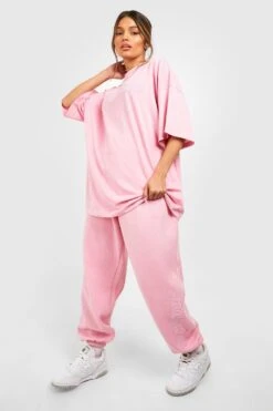 Jogginghose Mit 3D Slogan Stickerei