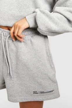 Sweat-Shorts Mit Text-Slogan -Deutschland Mode Pfiff Verkaufs-Shop gzz50124 ash20grey xl 3