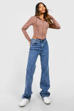 Korsett-Hoodie Mit Naht-Detail 6 Korsett-Hoodie Mit Naht-Detail -Deutschland Mode Pfiff Verkaufs-Shop gzz50133 chocolate xl 2