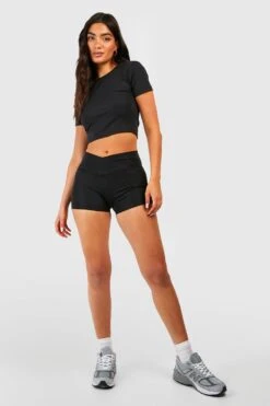 Radlershorts Mit Wickel-Bund -Deutschland Mode Pfiff Verkaufs-Shop gzz50153 black xl 2