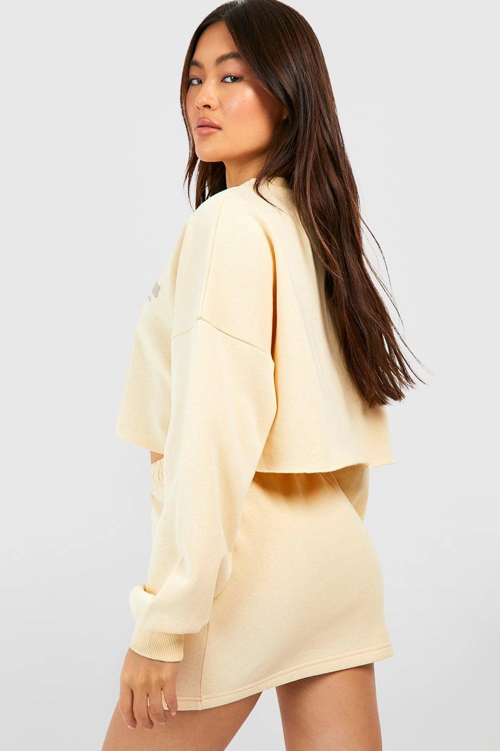 Kurzes Slogan Sweatshirt 2 Kurzes Slogan Sweatshirt – Bild 2