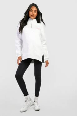 Umstandsmode Wardrobe Essentials Sweatshirt Mit Halbem Reißverschluss -Deutschland Mode Pfiff Verkaufs-Shop gzz50228 ice20grey xl 2