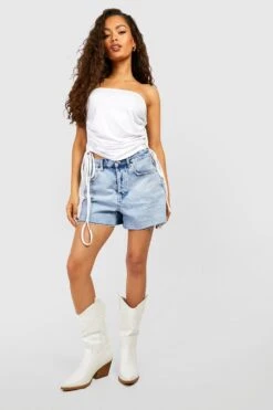 Bandeau Mit Seitlicher Raffung 6 Bandeau Mit Seitlicher Raffung -Deutschland Mode Pfiff Verkaufs-Shop gzz50366 white xl 2