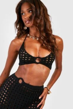 Gehäkeltes Bralette Mit O-Ring