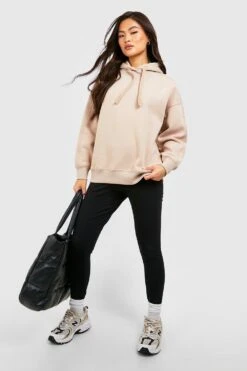 Oversize Hoodie Mit Naht-Detail -Deutschland Mode Pfiff Verkaufs-Shop gzz50776 taupe xl 2