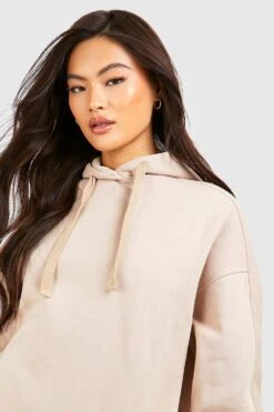 Oversize Hoodie Mit Naht-Detail -Deutschland Mode Pfiff Verkaufs-Shop gzz50776 taupe xl 3