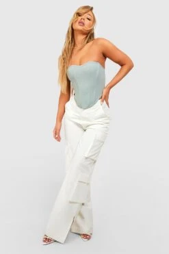 Korsett-Top -Deutschland Mode Pfiff Verkaufs-Shop gzz51022 sage xl 2