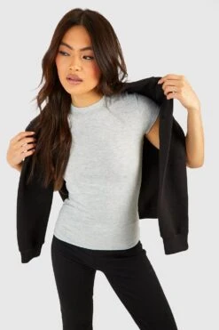 Mix & Match Rundhals Baby T-Shirt Aus Baumwolle Mit Kurzen Ärmeln -Deutschland Mode Pfiff Verkaufs-Shop gzz51028 grey20marl xl 2