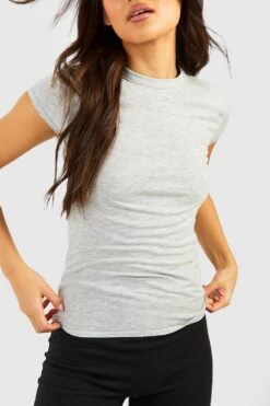 Mix & Match Rundhals Baby T-Shirt Aus Baumwolle Mit Kurzen Ärmeln -Deutschland Mode Pfiff Verkaufs-Shop gzz51028 grey20marl xl 3