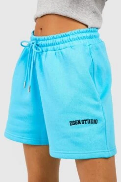 Bestickte Jogger-Shorts -Deutschland Mode Pfiff Verkaufs-Shop gzz51075 aqua xl 3