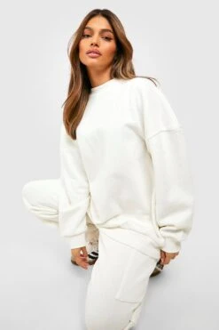 Oversize Cargo-Jogginghose -Deutschland Mode Pfiff Verkaufs-Shop gzz51078 ecru xl 3