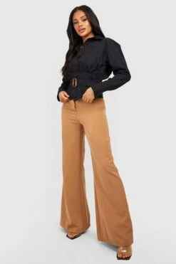 Hemd Mit Korsett Gürtel-Detail -Deutschland Mode Pfiff Verkaufs-Shop gzz51080 black xl 2