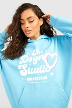 Oversize Hoodie Mit Dsgn Studio Print -Deutschland Mode Pfiff Verkaufs-Shop gzz51178 aqua xl 3
