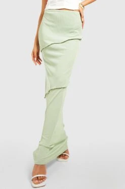 Gerippter Maxirock Mit Naht-Detail 7 Gerippter Maxirock Mit Naht-Detail -Deutschland Mode Pfiff Verkaufs-Shop gzz51188 sage xl 3