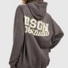Oversize Hoodie Mit Dsgn Studio Slogan