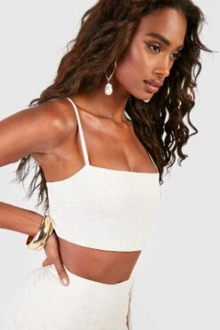 Leinen Crop Top Mit Spaghetti-Trägern -Deutschland Mode Pfiff Verkaufs-Shop gzz51357 natural20beige xl 3