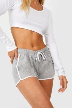 Kontrast-Laufshorts -Deutschland Mode Pfiff Verkaufs-Shop gzz51419 grey20marl xl 3