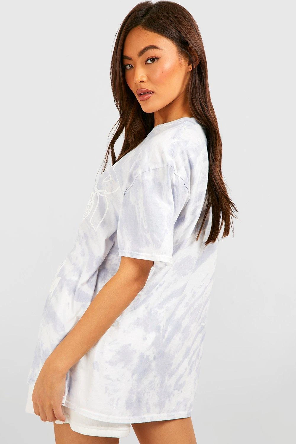 Oversize Schlagenprint Batik T-Shirt 2 Oversize Schlagenprint Batik T-Shirt – Bild 2