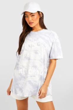 Oversize Schlagenprint Batik T-Shirt 6 Oversize Schlagenprint Batik T-Shirt -Deutschland Mode Pfiff Verkaufs-Shop gzz51475 blue xl 2