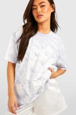 Oversize Schlagenprint Batik T-Shirt 7 Oversize Schlagenprint Batik T-Shirt -Deutschland Mode Pfiff Verkaufs-Shop gzz51475 blue xl 3