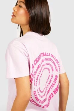 Oversize T-Shirt Mit Print -Deutschland Mode Pfiff Verkaufs-Shop gzz51704 lilac xl 3