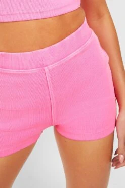Gerippte Premium Radlershorts -Deutschland Mode Pfiff Verkaufs-Shop gzz51856 neon pink xl 3