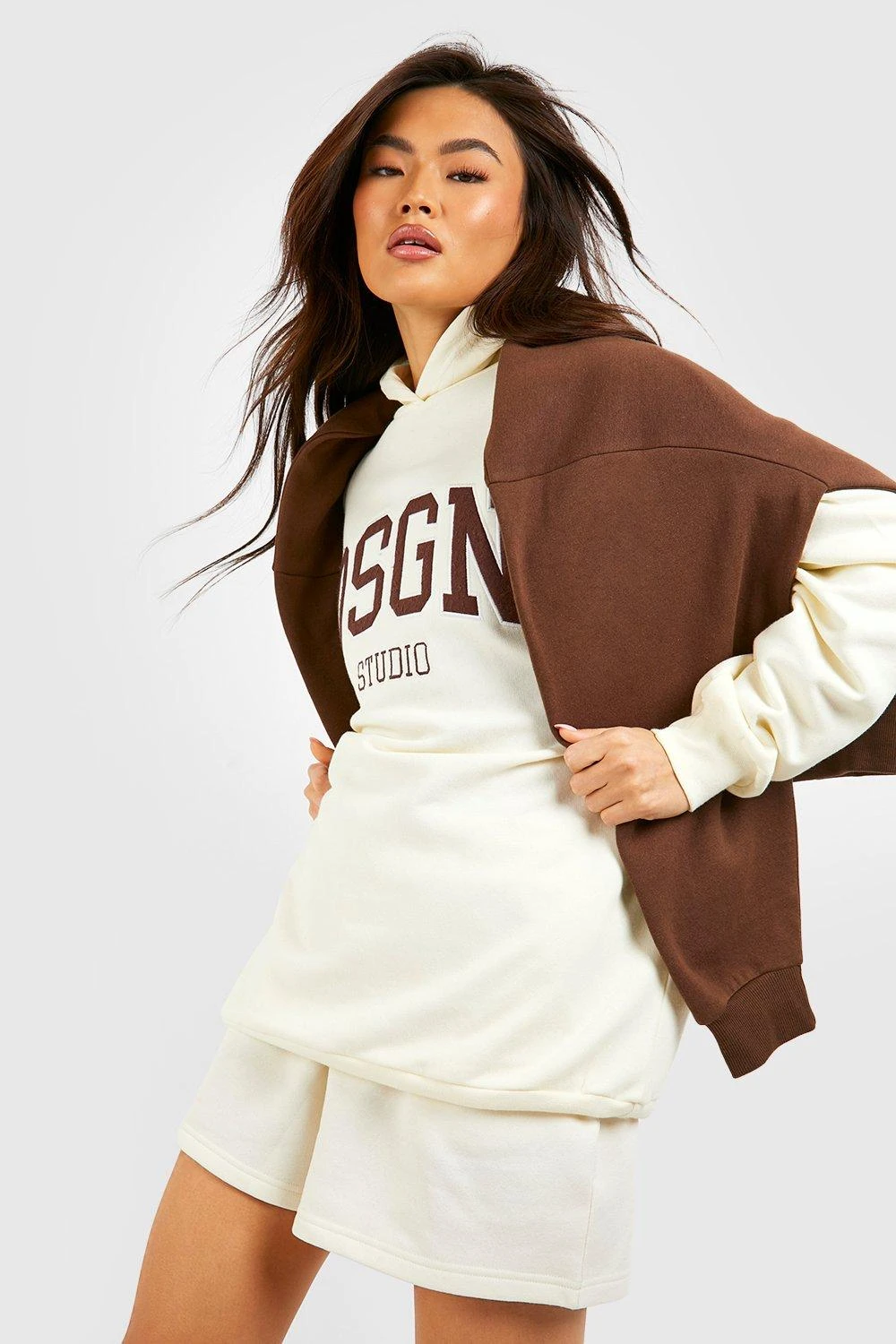 Oversize Hoodie Mit Applikation 3 Oversize Hoodie Mit Applikation – Bild 3