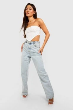 Strukturiertes Jersey Crop Top -Deutschland Mode Pfiff Verkaufs-Shop gzz51981 white xl 2