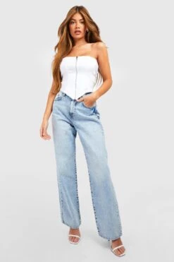 Korsett-Oberteil Mit Reißverschluss -Deutschland Mode Pfiff Verkaufs-Shop gzz51994 white xl 2