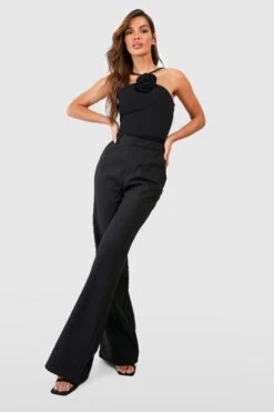 Neckholder-Body Mit Rosen-Detail 6 Neckholder-Body Mit Rosen-Detail -Deutschland Mode Pfiff Verkaufs-Shop gzz52123 black xl 2