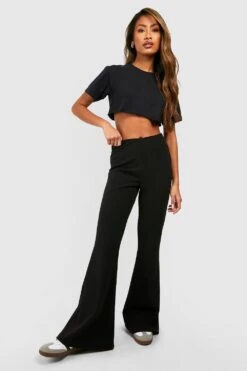 Schlaghose Aus Crepestoff -Deutschland Mode Pfiff Verkaufs-Shop gzz52146 black xl 2