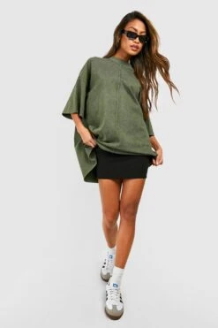 Minirock Aus Crepestoff -Deutschland Mode Pfiff Verkaufs-Shop gzz52149 black xl 3