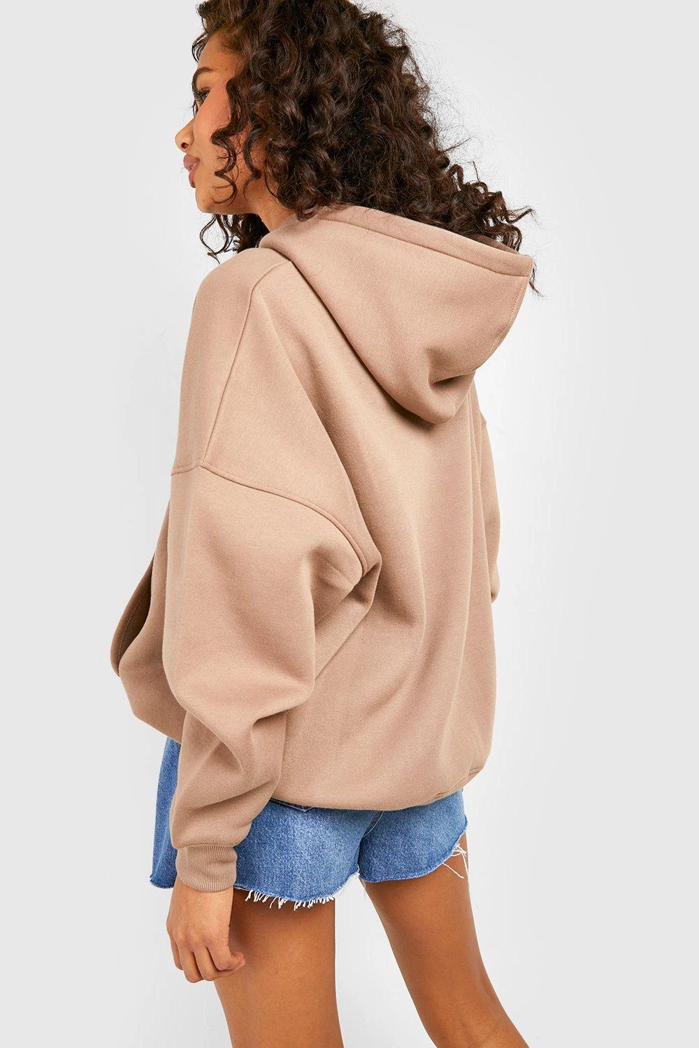 Oversize Hoodie Mit Yosemite Slogan Applikation 2 Oversize Hoodie Mit Yosemite Slogan Applikation – Bild 2