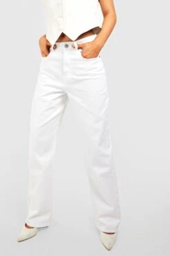 Lockere Boyfriend-Jeans -Deutschland Mode Pfiff Verkaufs-Shop gzz52682 white xl 3