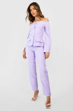 Hose Mit Geradem Bein -Deutschland Mode Pfiff Verkaufs-Shop gzz52749 lilac xl 2