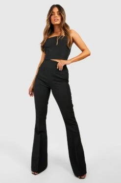 Schlaghose Mit Naht-Detail 6 Schlaghose Mit Naht-Detail -Deutschland Mode Pfiff Verkaufs-Shop gzz52753 black xl 2