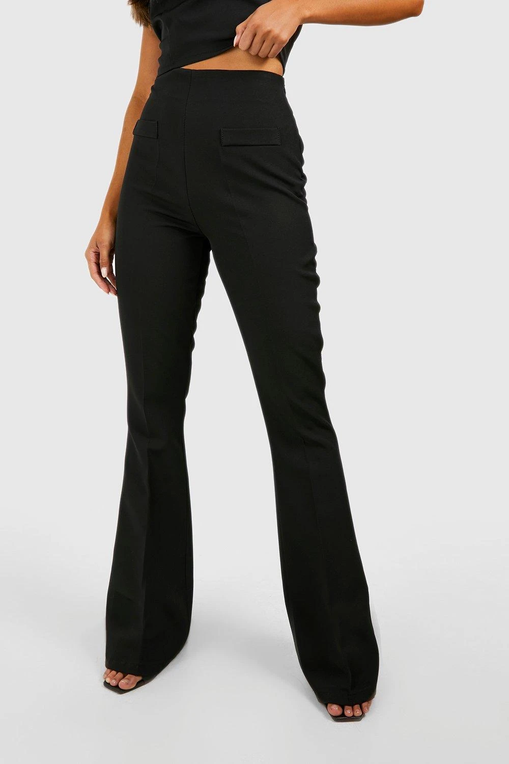 Schlaghose Mit Naht-Detail 4 Schlaghose Mit Naht-Detail – Bild 4