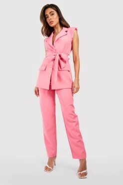 Hose Mit Geradem Bein -Deutschland Mode Pfiff Verkaufs-Shop gzz52755 candy20pink xl 2