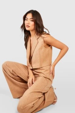 Strukturierte Hose Mit Weitem Bein 6 Strukturierte Hose Mit Weitem Bein -Deutschland Mode Pfiff Verkaufs-Shop gzz52810 camel xl 2