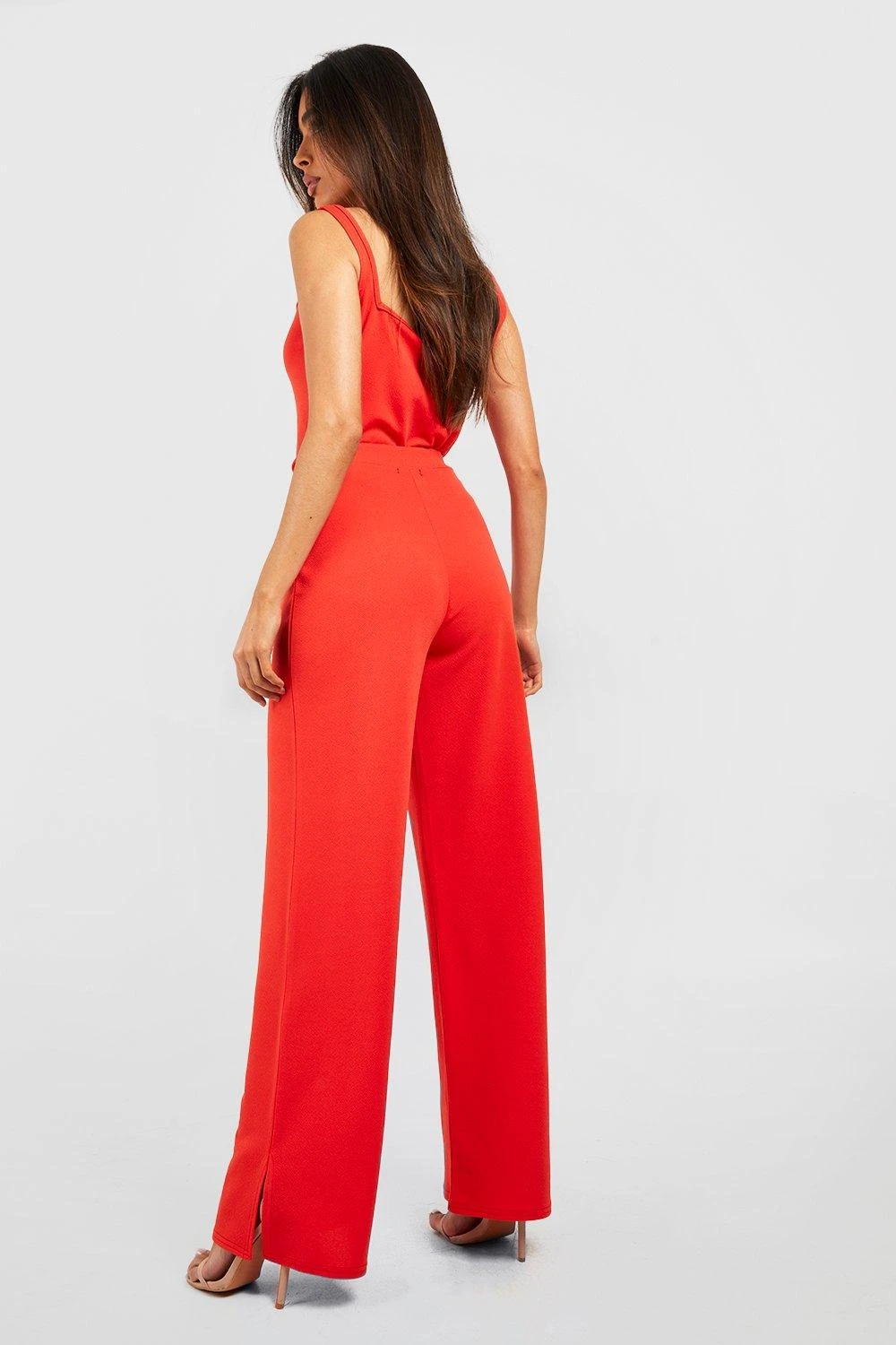 Jersey-Hose Aus Crepestoff Mit Weitem Bein Und Seitenschlitz 2 Jersey-Hose Aus Crepestoff Mit Weitem Bein Und Seitenschlitz – Bild 2