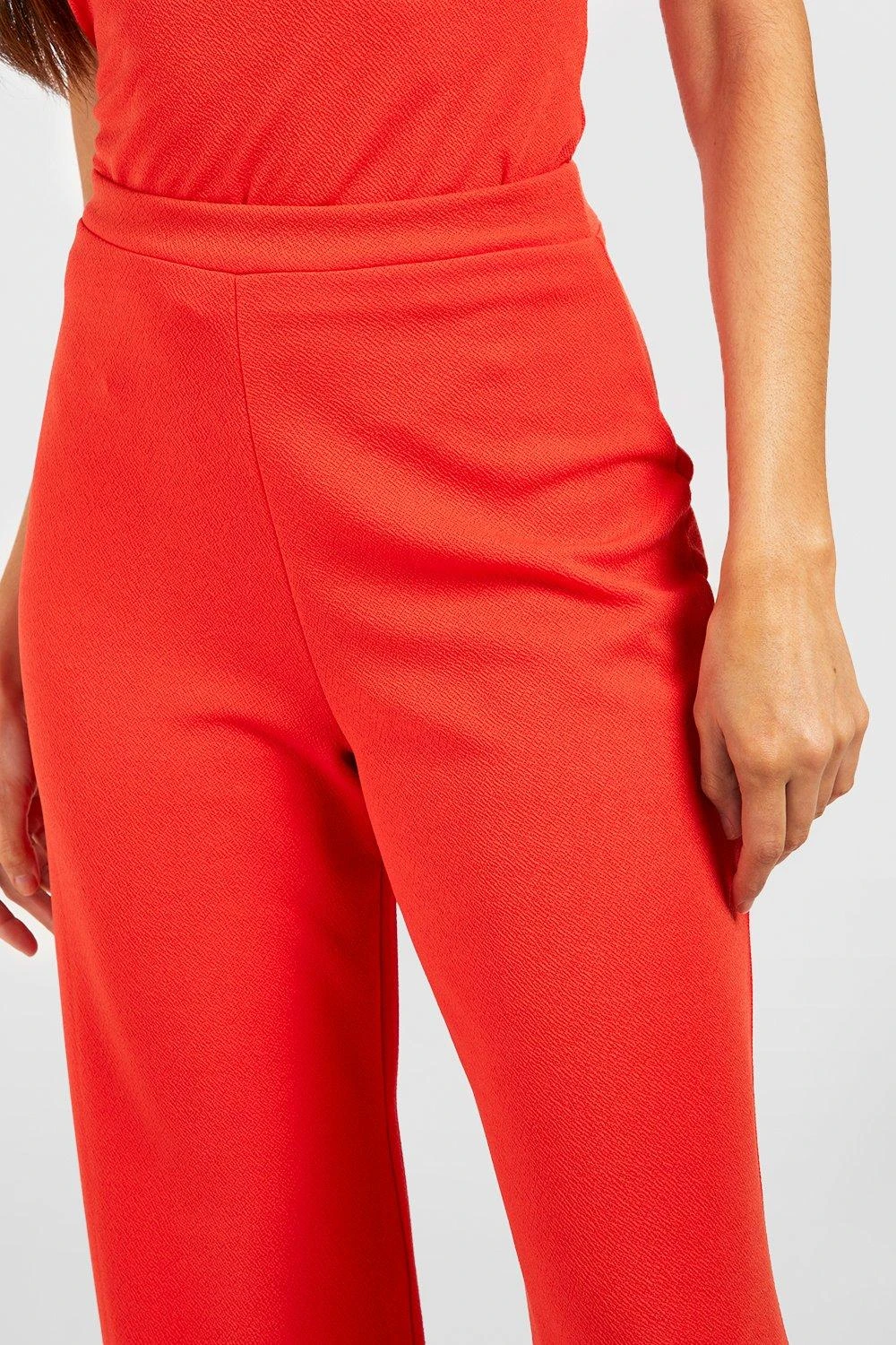 Jersey-Hose Aus Crepestoff Mit Weitem Bein Und Seitenschlitz 4 Jersey-Hose Aus Crepestoff Mit Weitem Bein Und Seitenschlitz – Bild 4