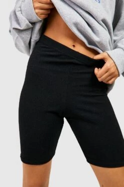 Gerippte Radlershorts -Deutschland Mode Pfiff Verkaufs-Shop gzz53005 black xl 3