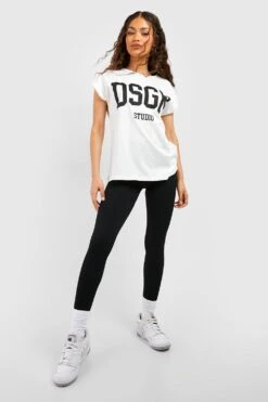 Dsgn Studio T-Shirt Mit Gerollten Ärmeln -Deutschland Mode Pfiff Verkaufs-Shop gzz53106 white xl 2