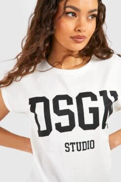 Dsgn Studio T-Shirt Mit Gerollten Ärmeln -Deutschland Mode Pfiff Verkaufs-Shop gzz53106 white xl 3