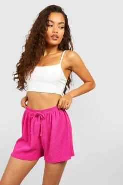 Strukturierte Shorts -Deutschland Mode Pfiff Verkaufs-Shop gzz53179 pink xl 2