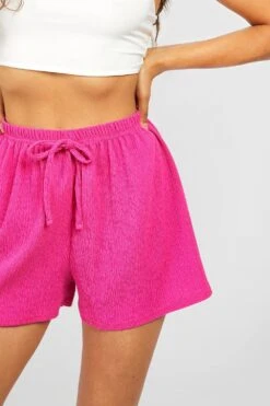 Strukturierte Shorts -Deutschland Mode Pfiff Verkaufs-Shop gzz53179 pink xl 3