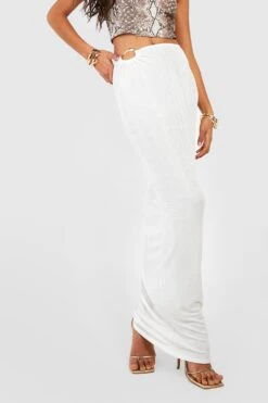 Maxirock Mit Metall-Ring 7 Maxirock Mit Metall-Ring -Deutschland Mode Pfiff Verkaufs-Shop gzz53474 ivory xl 3