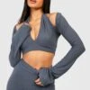 Soft Touch Neckholder Crop Top