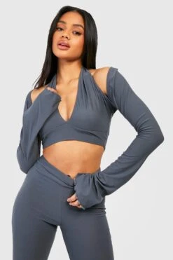 Soft Touch Neckholder Crop Top