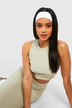 Soft Touch Racer Crop Top -Deutschland Mode Pfiff Verkaufs-Shop gzz53564 sage xl 3